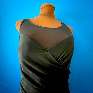 MIRACLESUIT 1-pc black with mesh insets-Sz16